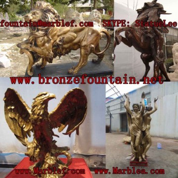 Bronze Bull Sculptures