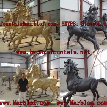 Bronze Bull Sculptures