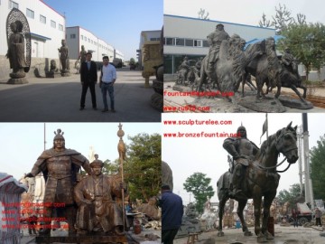 Bronze Horses Sculptures