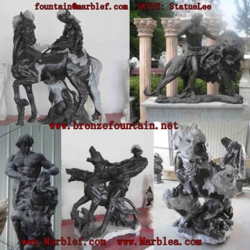 Bronze Lions Sculptures