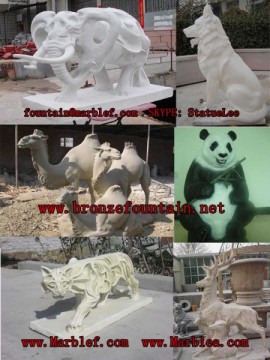 Marble Animal Sculptures