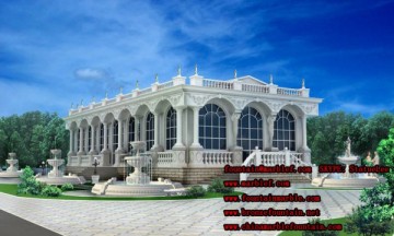 Marble Pedestals Fountain