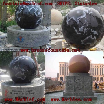 Rolling Sphere Fountains